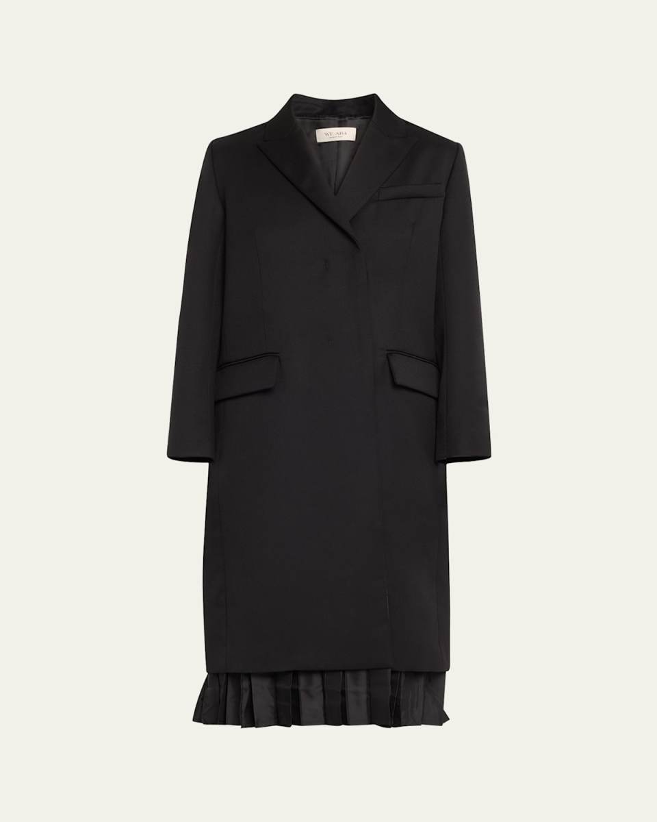 Gramercy Pleated Wool Coat